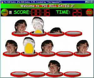 Serious Game Classification : Pie Bill Gates (1998)