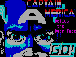 Captain America in: The Doom Tube of Dr. Megalomann