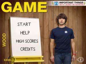 Important Things with Demetri Martin : Game