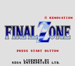 Final Zone (FZ Senki Axis -- Japanese title)