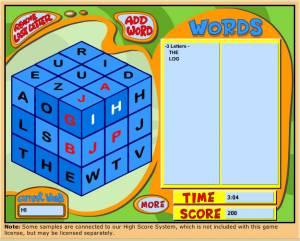 The Word Cube Game