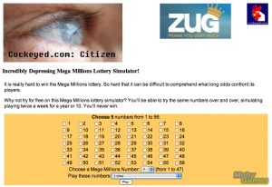 Incredibly Depressing Mega Millions Lottery Simulator