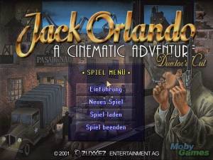 Jack Orlando: A Cinematic Adventure (Director's Cut)