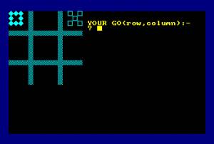 Noughts and crosses (Amstrad Disk 50)