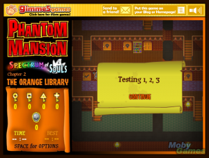Phantom Mansion: Spectrum of Souls - Chapter 2: The Orange Library