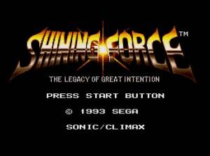 Shining Force: Legacy of Great Intention