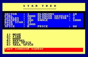 Star Trek (Amstrad Disk 50)