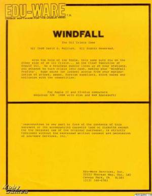 Windfall: The Oil Crisis Game